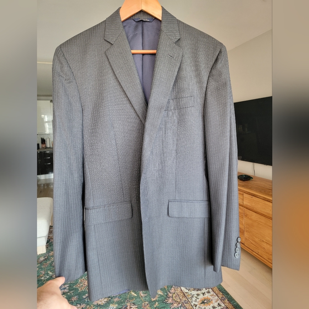 Brooks Brothers Gray Sport Coat with Notched Lapels